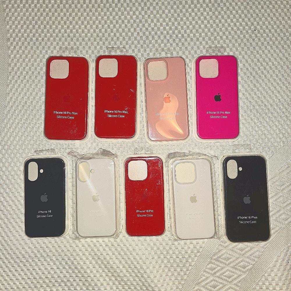 iPhone Silicon Cases 16, 16 Plus , 16 Pro, 16 Pro Max, Apple, Cellphone Case